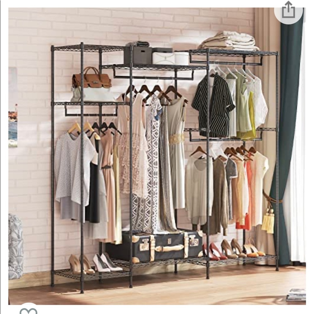 VIPEK V6 Wire Garment Rack 5 Tiers Heavy Duty Clothes Rack Clothes